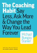 The Coaching Habit book cover