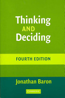 Thinking and Deciding book cover
